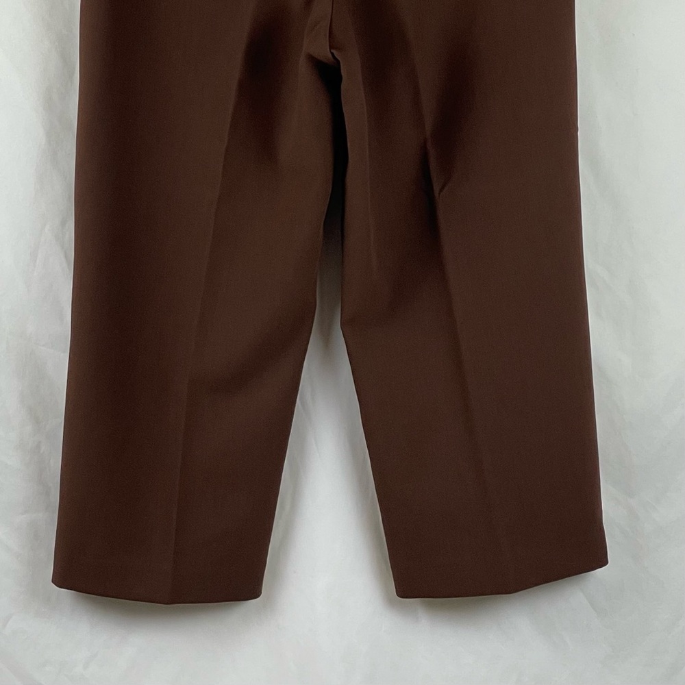 Ann Taylor Brown Straight Leg Dress Pants NWOT Size 14 - Picture 7 of 12